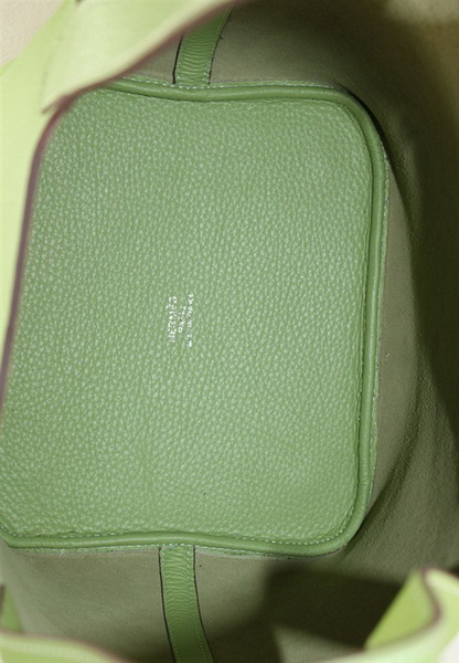 Fake & Replica Hermes Picotin Double Shoulder Bag Green 509060